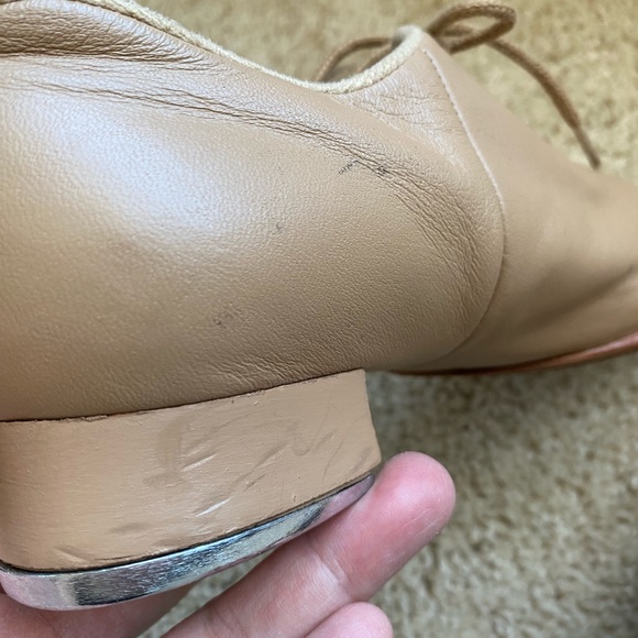 Ladies Tap-Flex Leather Tap Shoes - Picture 9 of 14